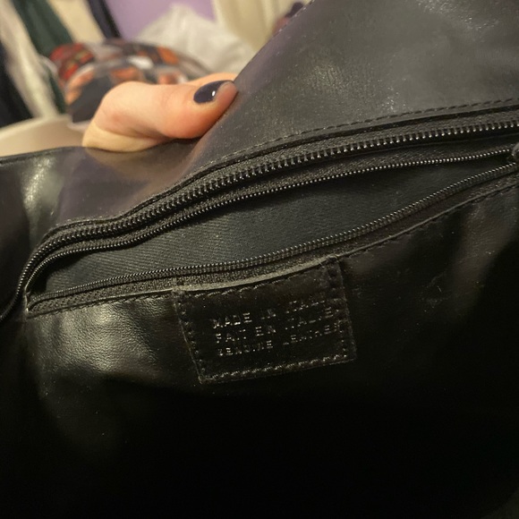 Black leather bag - Picture 3 of 6